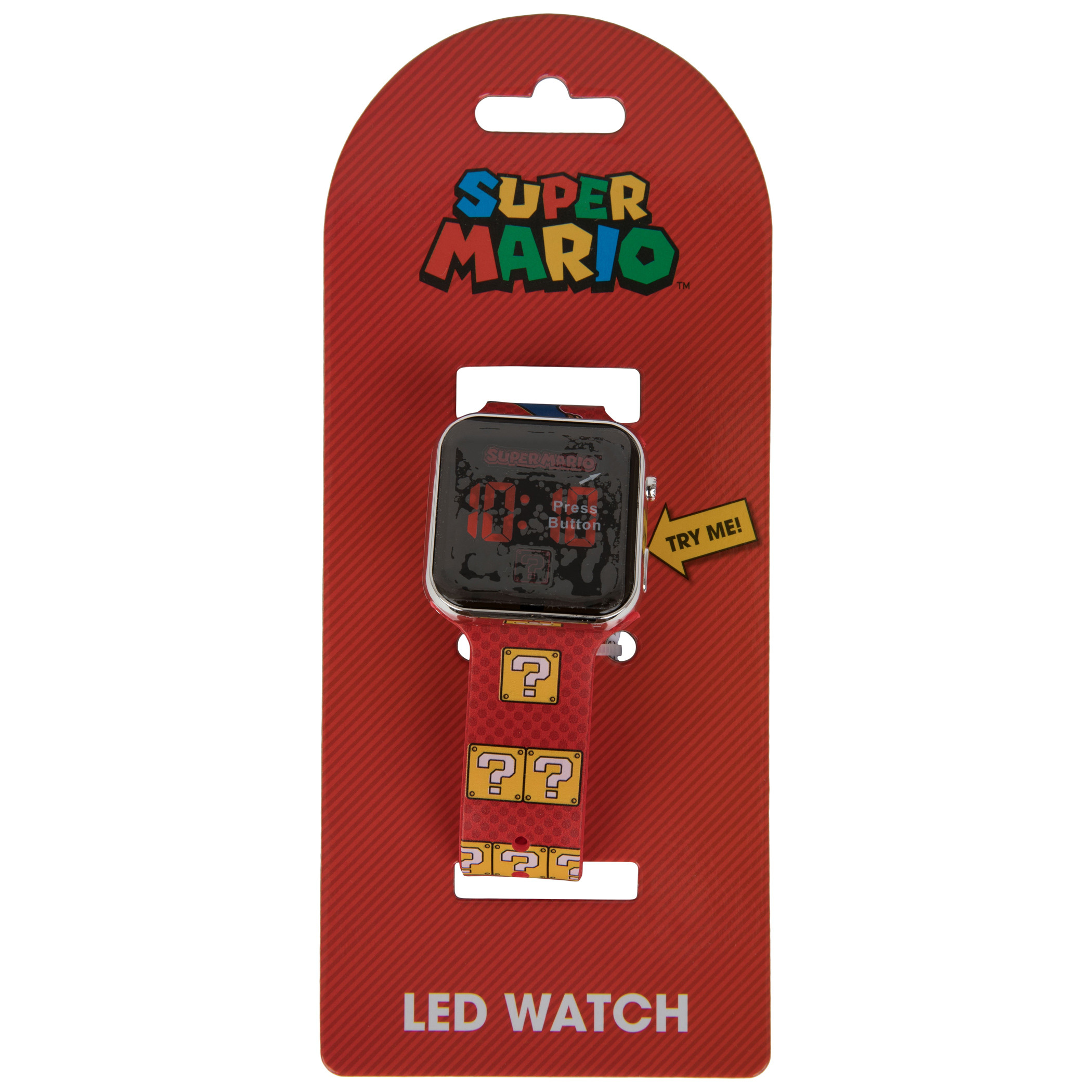 Super Mario Bros. ? Block LED Wrist Watch